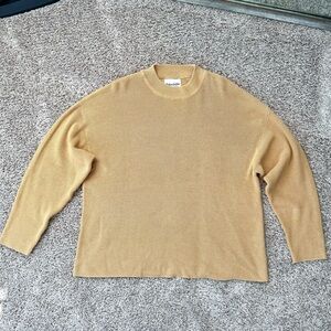 Chelsea DeBoer Oversized Knit Camel Sweater